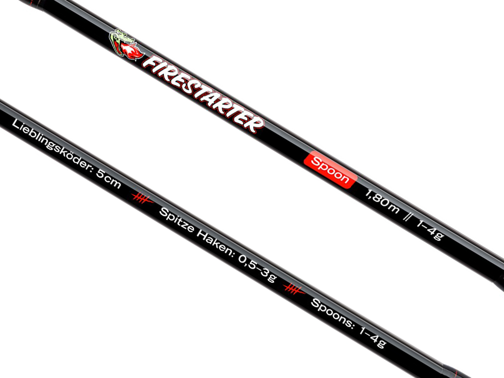FIRESTARTER - RUTE  - Spoon  1,80 m - 1 bis 4 g