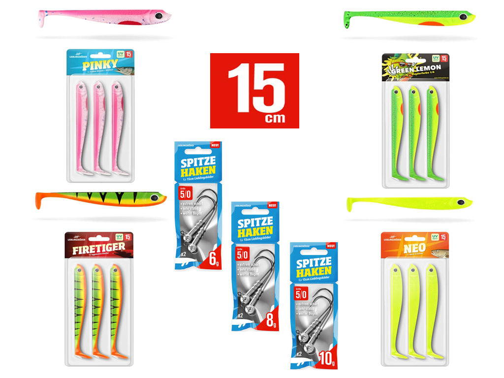 Lieblingsköder Sommer Hecht-Set - 15 cm