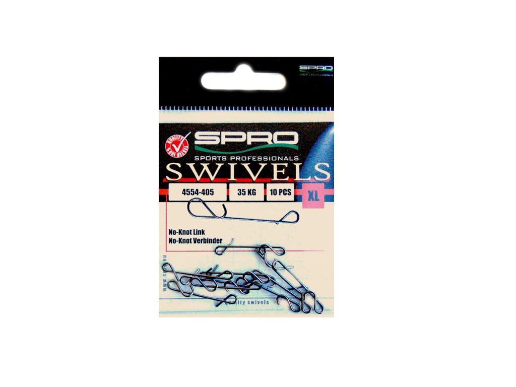 Spro Swivels - No Knot Verbinder - Verschiedene Größen No Knot Verbinder XL