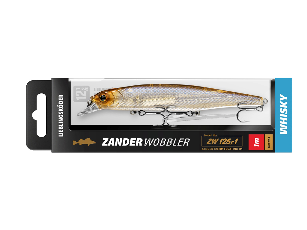 Zander Set Gummifisch & Wobbler - Whisky – Lieblingsköder