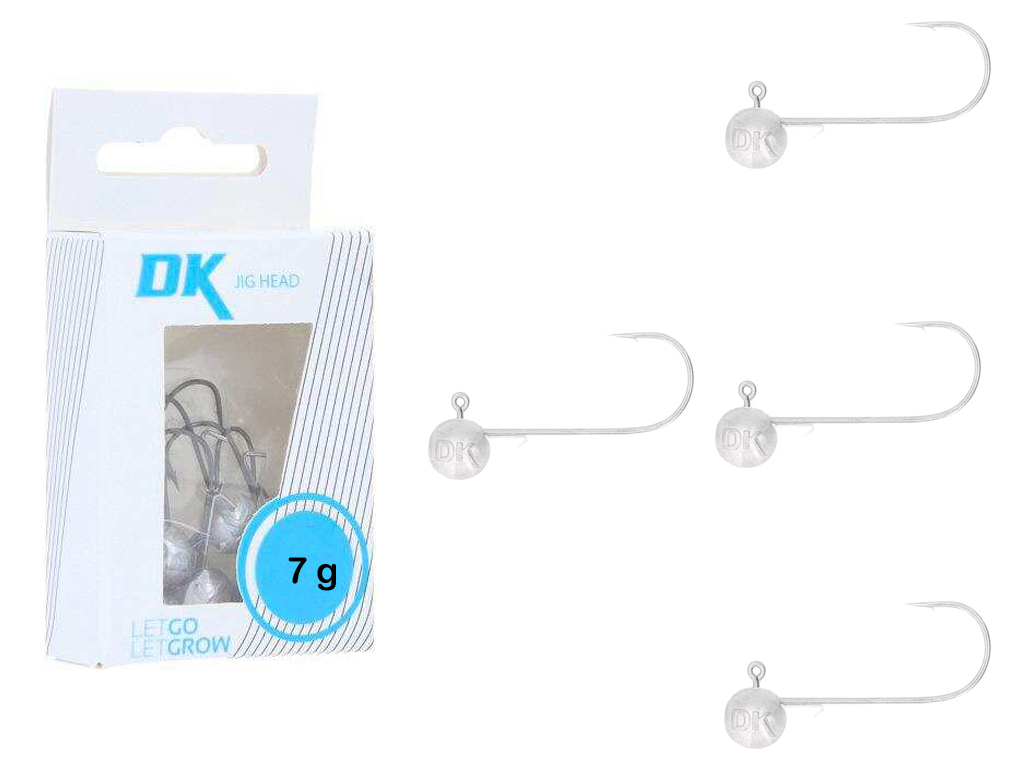 Deka Jigkopf rund Gr. 2/0  7 gramm