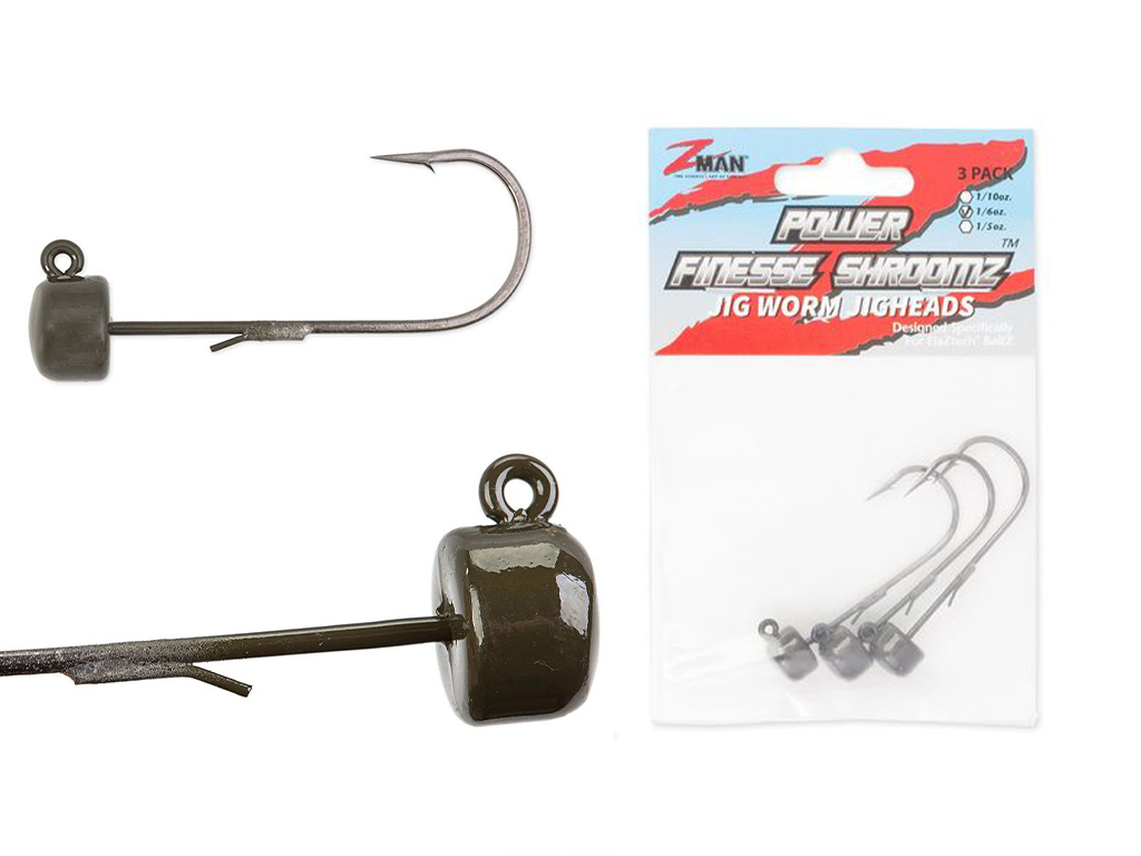 Z-MAN Power Finesse Shroomz - Ned Rig Jigheads - Haken 3/0 1/6 oz. / 4,6 g