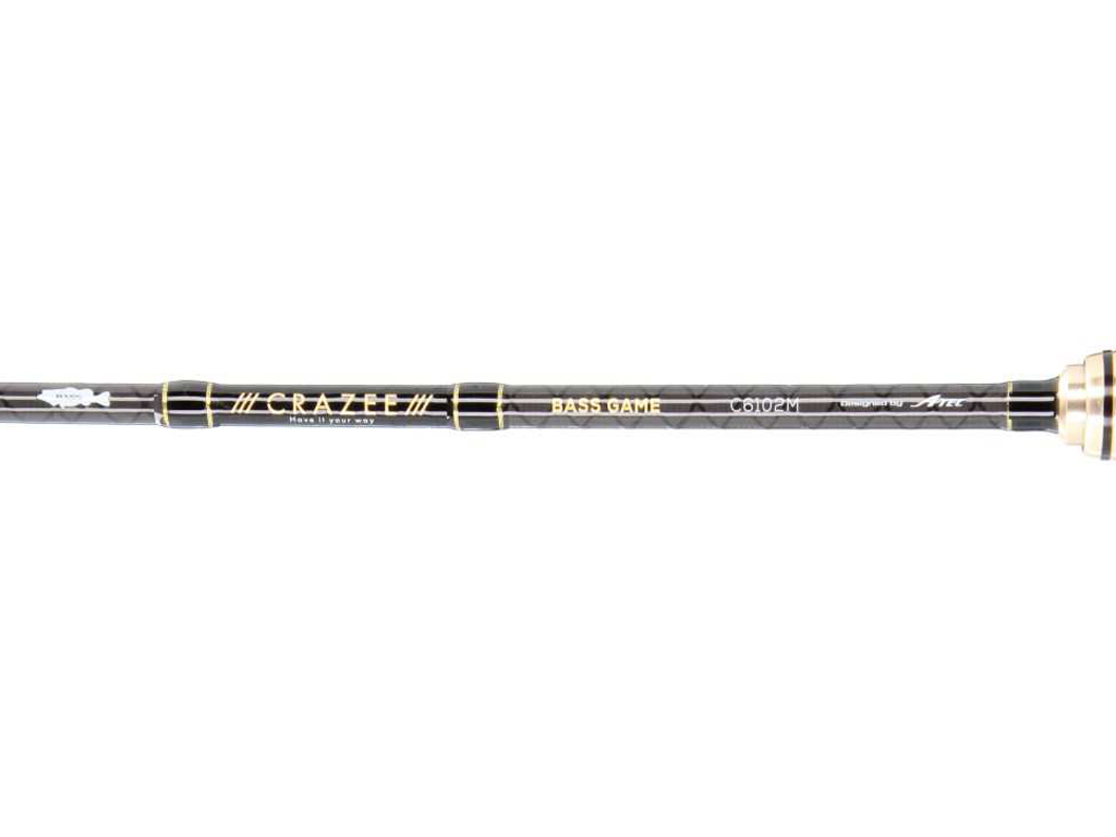 A-TEC Crazee Bass Game C6102M - Baitcast-Rute 5 bis 21 g