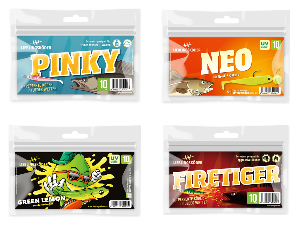 Lieblingsköder Sommer Allround-Set - 10 cm