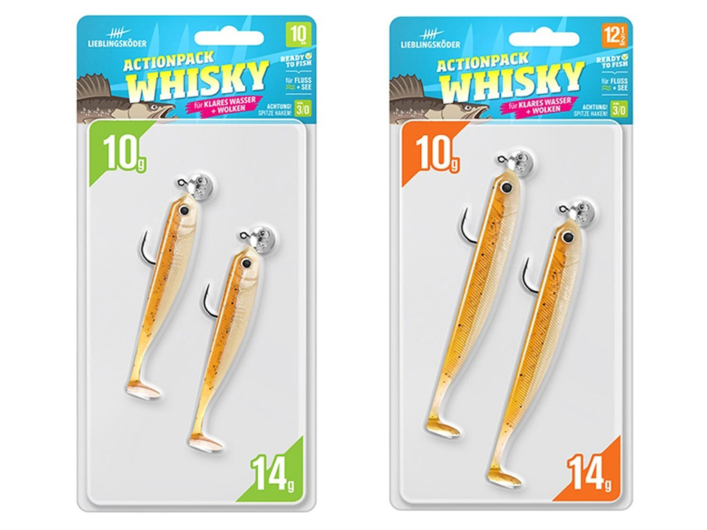Zander Set Gummifisch & Wobbler - Whisky – Lieblingsköder