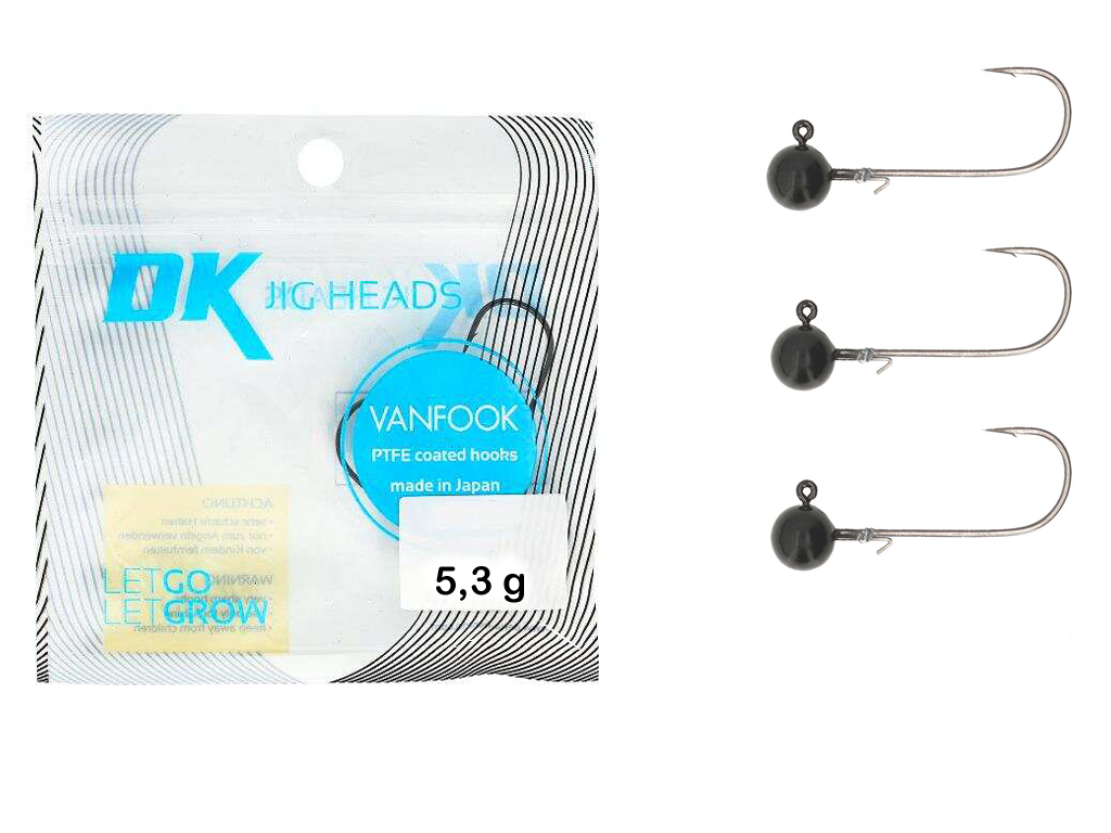 Deka Tungsten Jig Größe # 2 - 5,3 g - Inhalt 3 Stk.