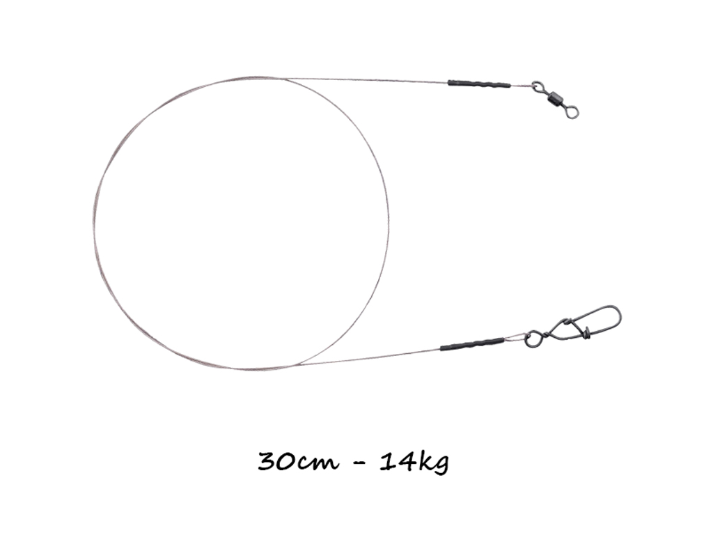 Spro - 7x7 Soft Wire Leader - 30 cm - 14 Kg