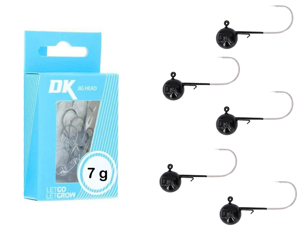 Deka Jigkopf 4/0 schwarz 7 Gramm