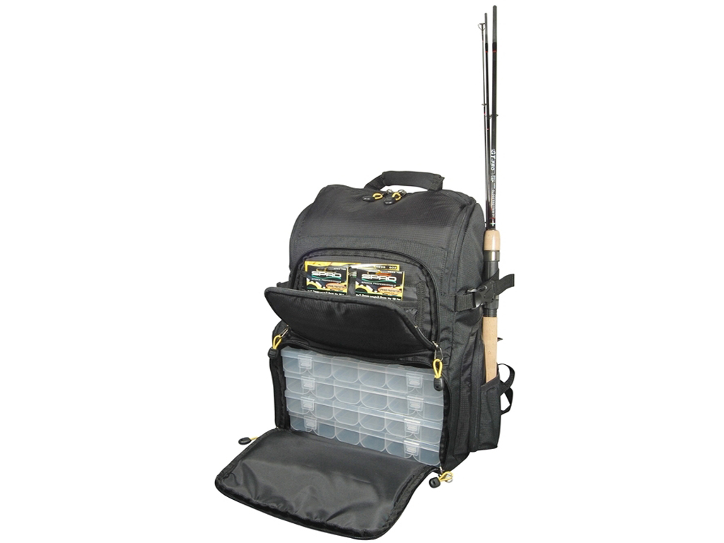 Spro - Angelrucksack - Backpack schwarz