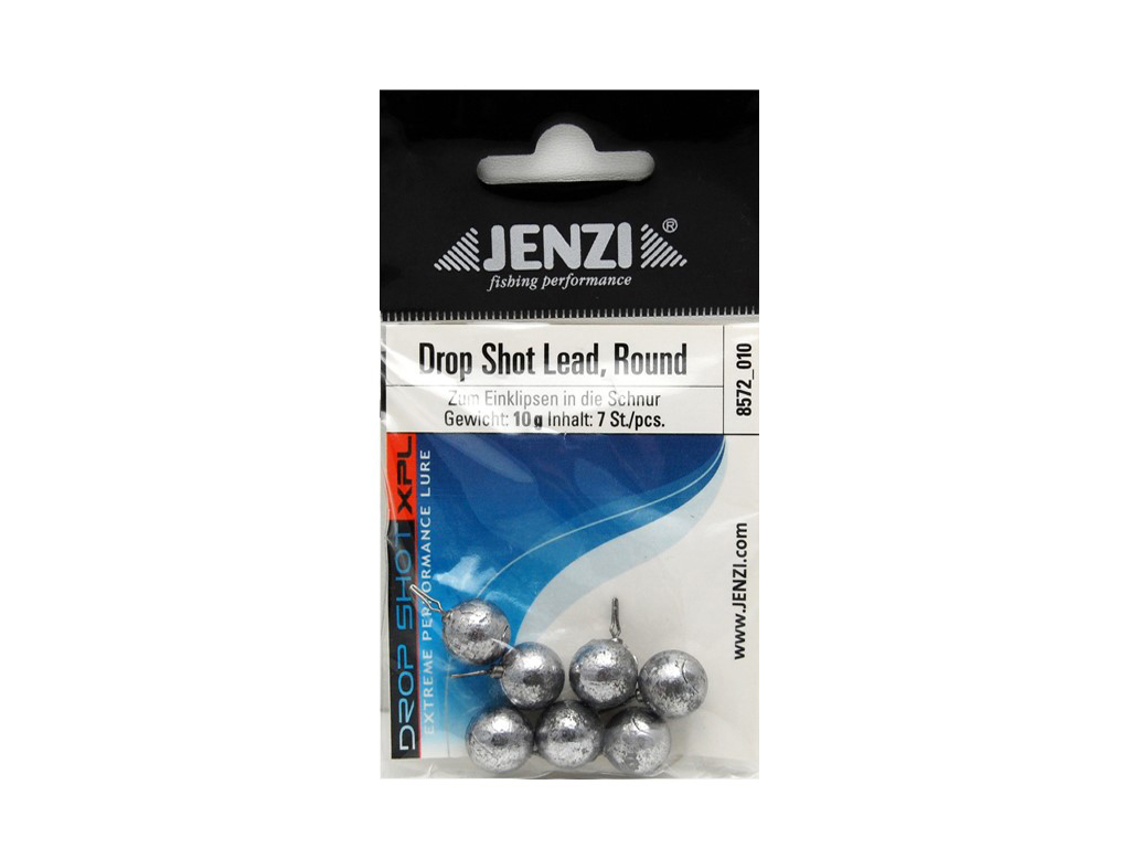Drop-Shot-Bleie - Rund - 10 g