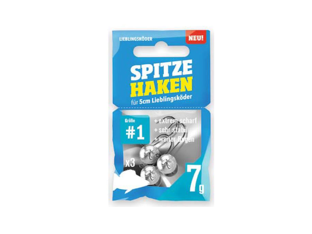 Spitze Haken #1 für 5cm Lieblingsköder Spitze Haken #1 - 7g