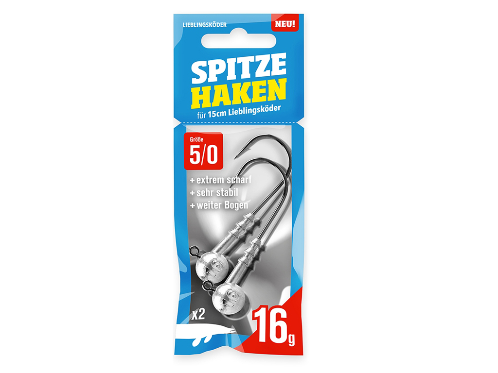 Lieblingsköder  - Spitze Haken  5/0 - 16 g