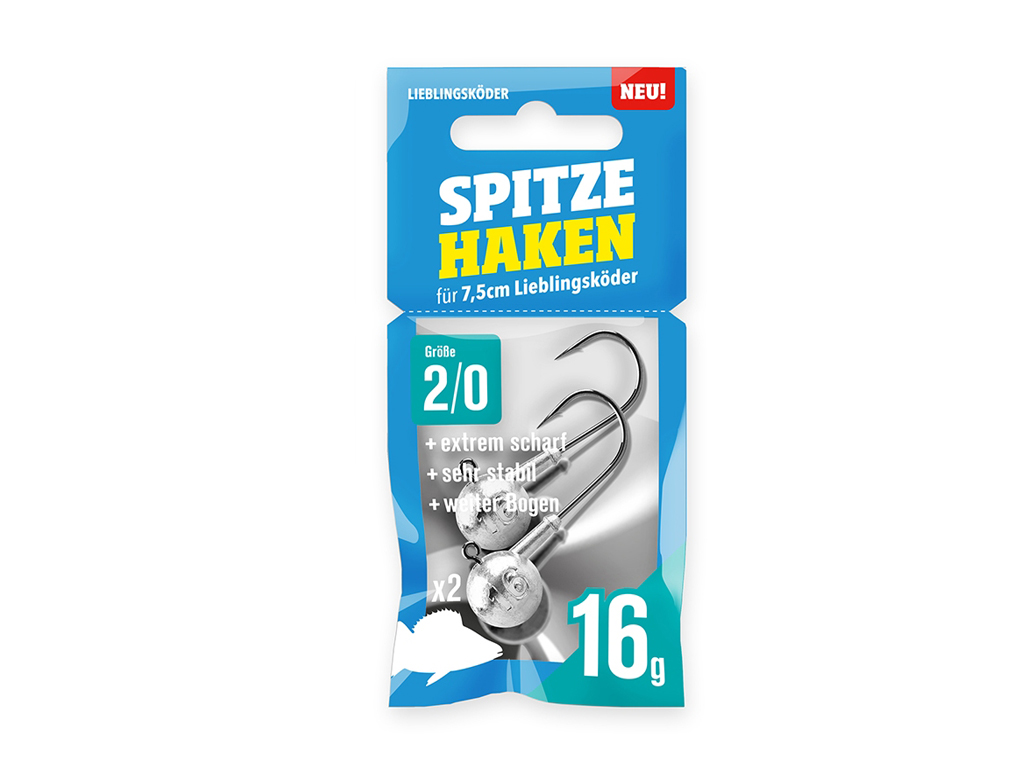 Lieblingsköder Jigköpfe Haken 2/0 2/0 - 16 g