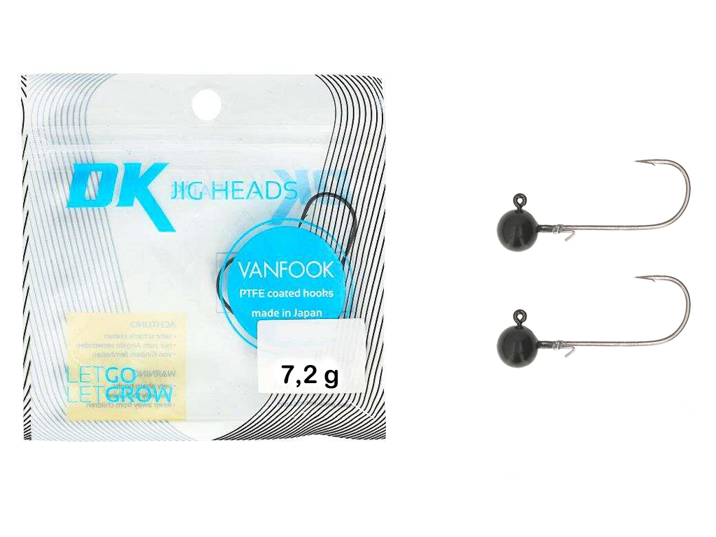 Deka Tungsten Jig Größe # 2 - 7,2 g  - Inhalt 2 Stk.